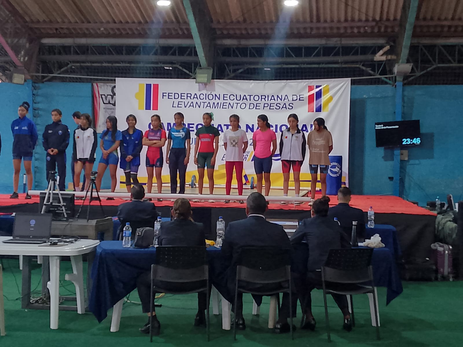 LEVANTAMIENTO DE PESAS CAMPEINATO NACIONAL INFANTIL